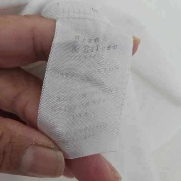 Frank & Eileen White Women's Top Tee Lab Size Xsmall - Picture 5 of 9